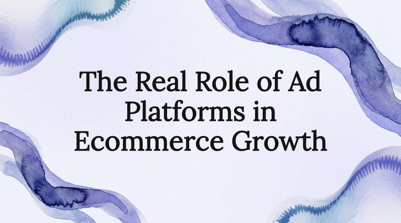The Real Role of Ad Platforms in Ecommerce Growth