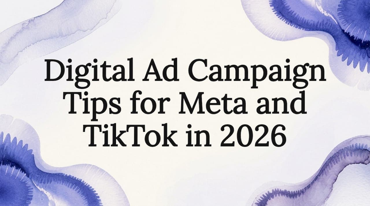 Digital Ad Campaign Tips for Meta and TikTok in 2026